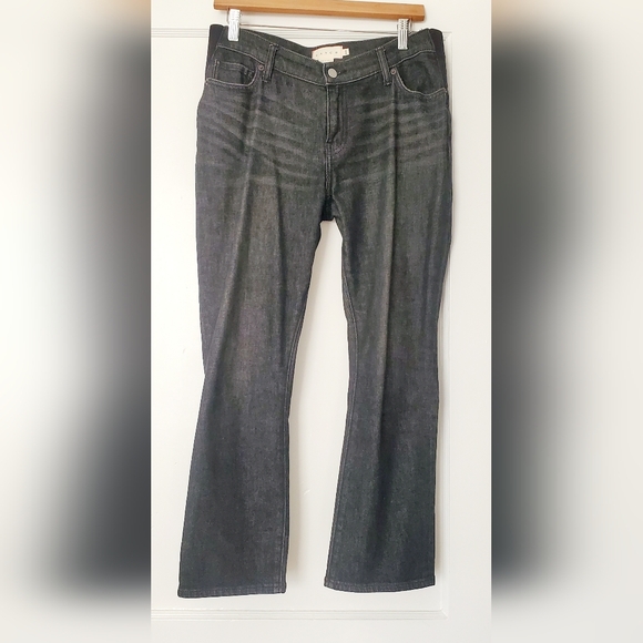 Maternity Hatch + Vintage Patti Denim Jeans - Set Of 3 Blue, Ivory, Black - Picture 7 of 16